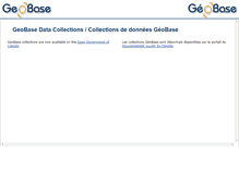 Tablet Screenshot of geobase.ca